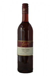 Schwarzriesling Rotwein halbtrocken Angebot